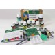 Pebeo Vitrail Glass Painting Collection Set 10 x 45ml Solvent Based Paint 758421